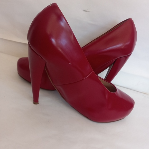 Maison Margiela Heels oversize Red size 38.5 Rare - Picture 13 of 16